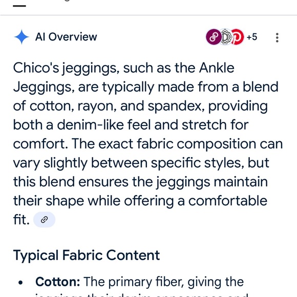 Like New Chico's Pull-on Ankle Jegging Size 00Tall - Picture 5 of 6